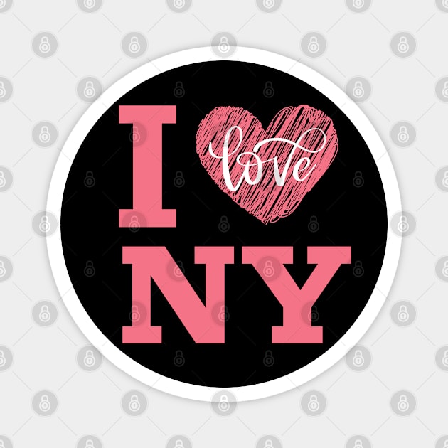 i love new york Magnet by TrendsCollection